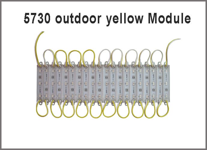 3led 5730 LED module light yellow 12VDC led backlight